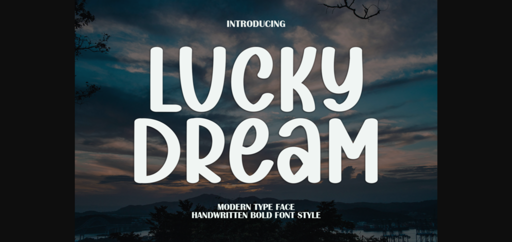 Lucky Dream Font Poster 3