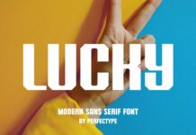 Lucky Font Poster 1