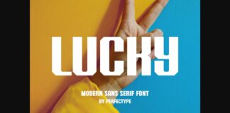 Lucky Font Poster 1