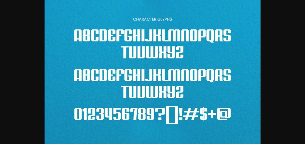 Lucky Font Poster 8