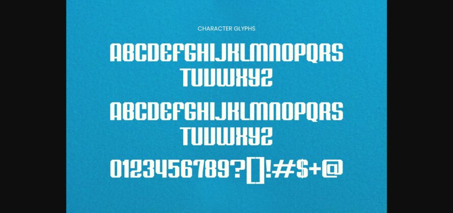Lucky Font Poster 8