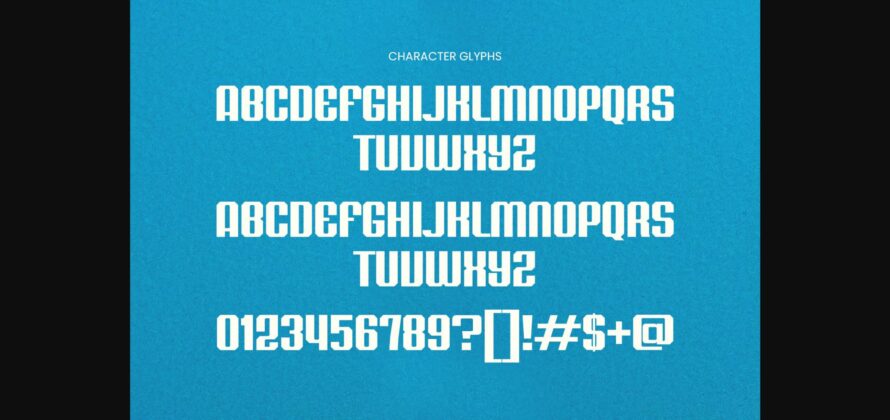 Lucky Font Poster 8