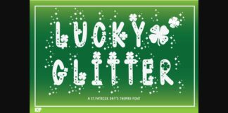 Lucky Glitter Font Poster 1