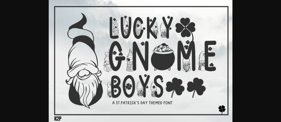 Lucky Gnome Boys Font Poster 3