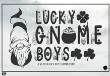 Lucky Gnome Boys Font Poster 1