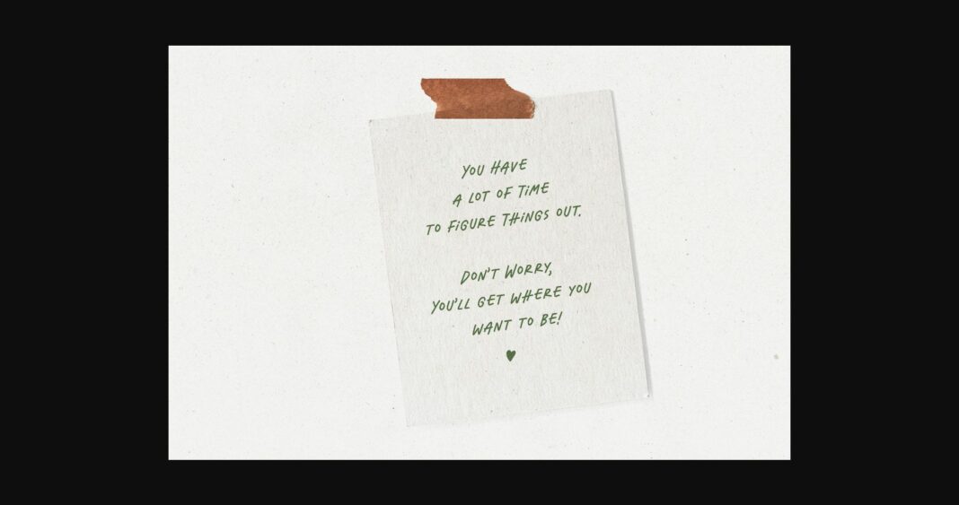 Lucky String Font Poster 9