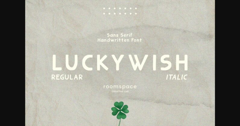 Luckywish Font Poster 3
