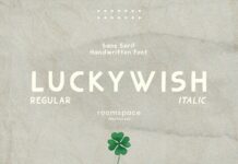 Luckywish Font Poster 1