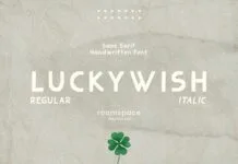 Luckywish Font Luckywish Font Poster 1