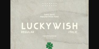 Luckywish Font Poster 1