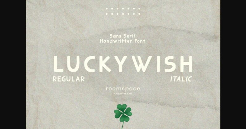 Luckywish Font Poster 1