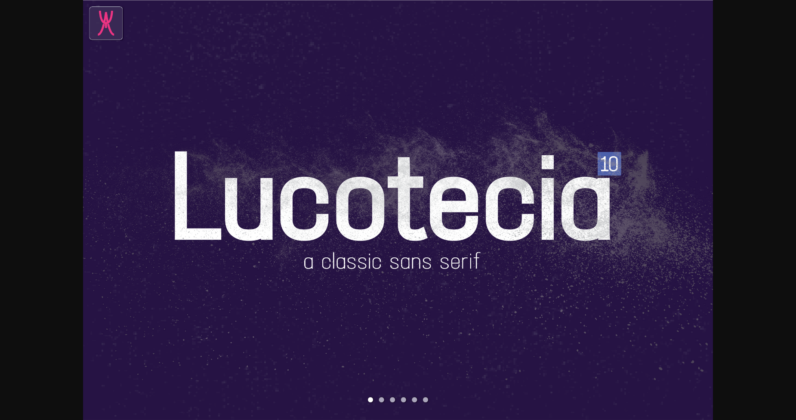Lucotecia Font Poster 3