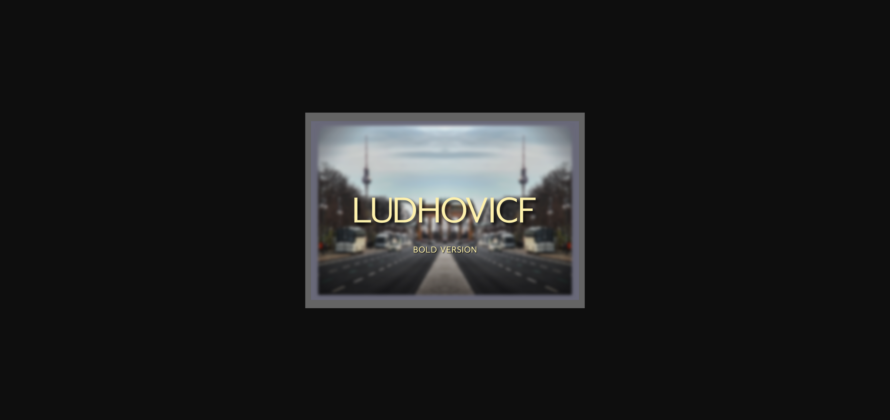 Ludhovicf Bold Font Poster 3