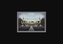 Ludhovicf Extra Black Font Poster 1