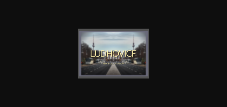 Ludhovicf Semi-Bold Font Poster 3