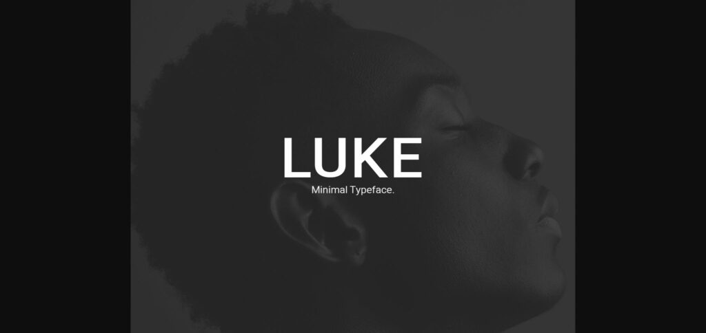 Luke Font Poster 1