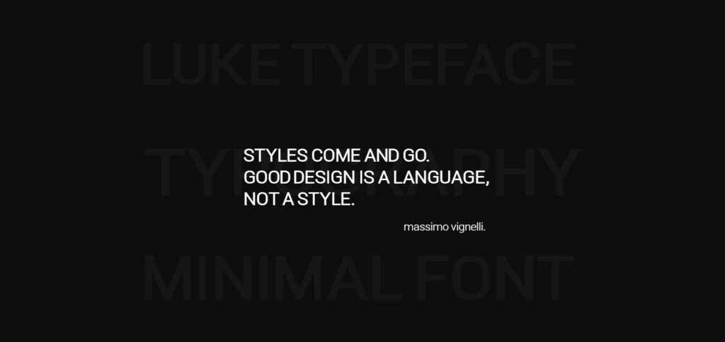 Luke Font Poster 5