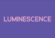 Luminescence Font Poster 1