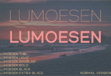 Lumoesen Font Poster 1