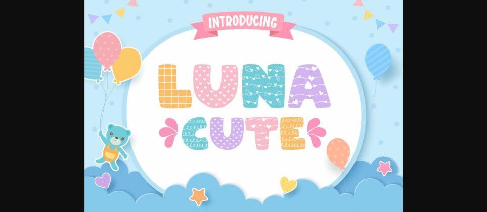 Luna Cute Font Poster 3