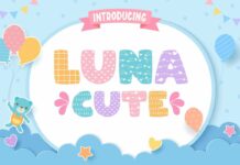 Luna Cute Font Poster 1