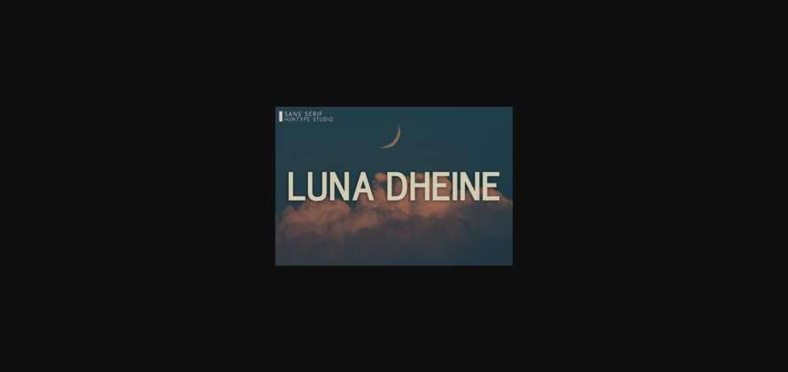 Luna Dheine Font Poster 3