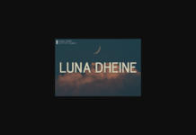 Luna Dheine Font Poster 1