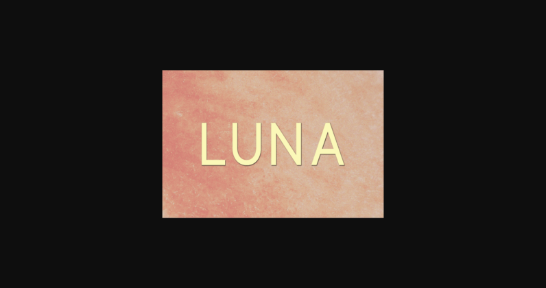 Luna Font Poster 3