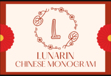 Lunarin Chinese Monogram Font Poster 1