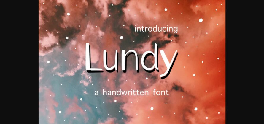 Lundy Font Poster 3