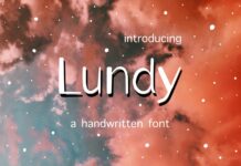 Lundy Font Poster 1