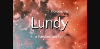 Lundy Font Poster 1