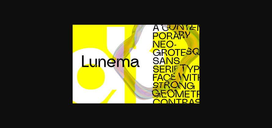 Lunema Font Poster 4
