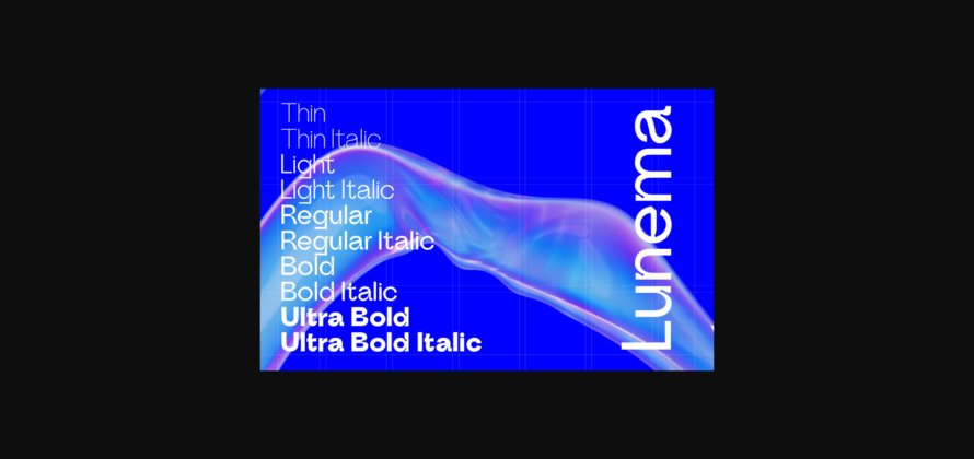 Lunema Font Poster 5