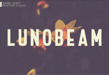 Lunobeam Font Poster 1