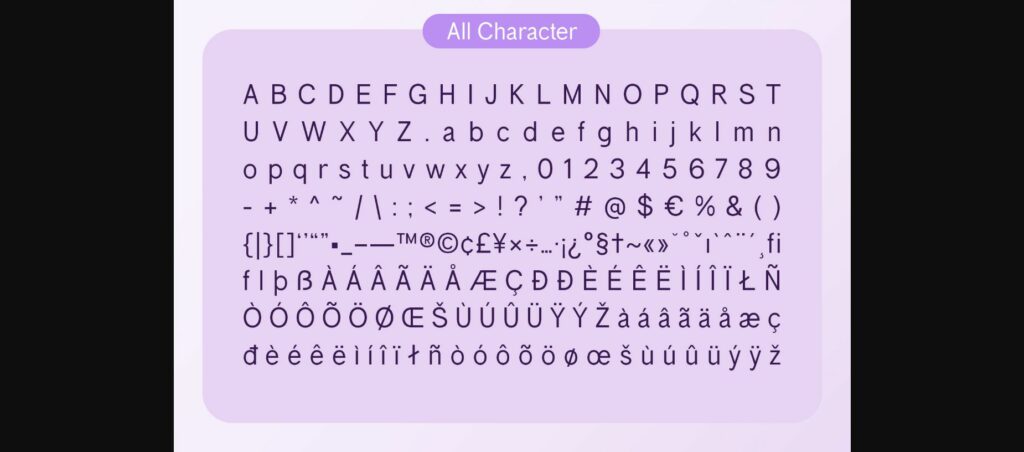 Lupina Font Poster 10