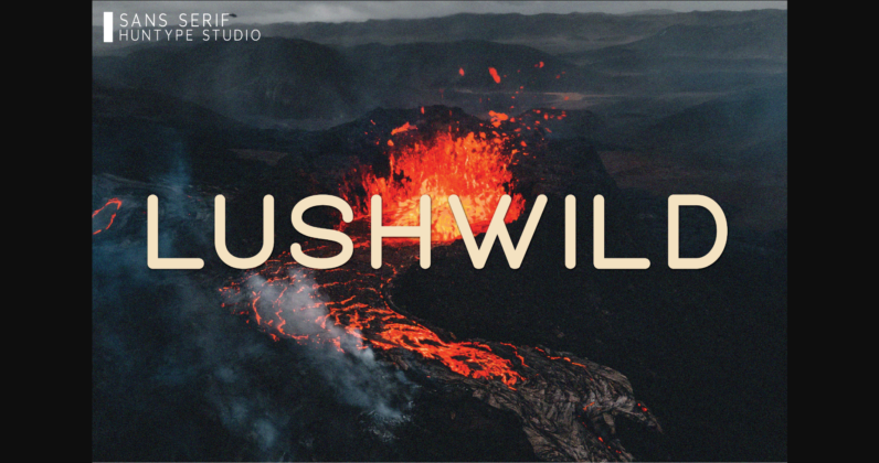 Lushwild Font Poster 3