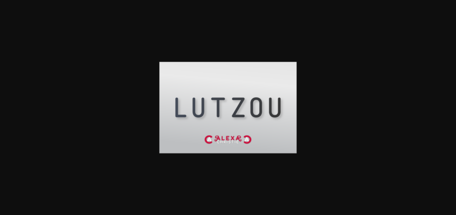 Lutzou Font Poster 3