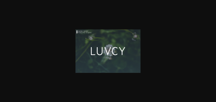 Luvcy Font Poster 1
