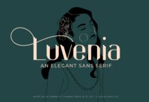 Luvenia Font Poster 1