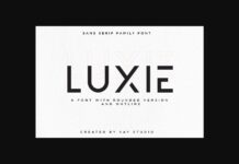 Luxie Font Poster 1