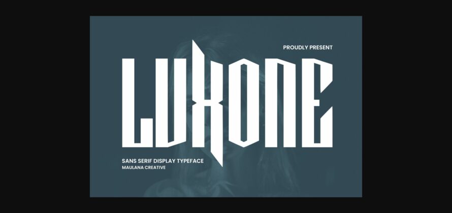 Luxone Font Poster 3