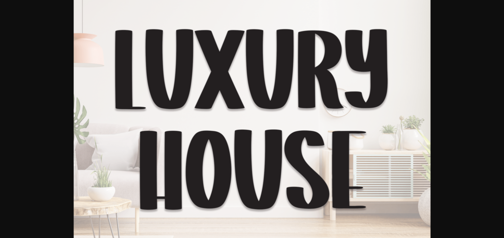 Luxury House Font Poster 1