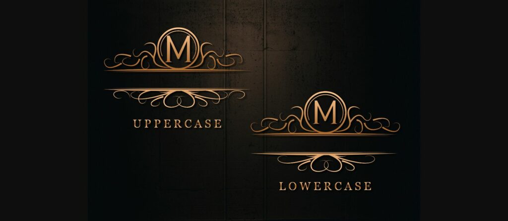 Luxury Monogram Font Poster 4