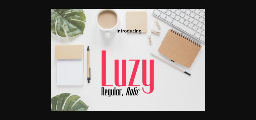 Luzy Font Poster 1