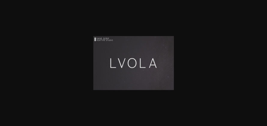 Lvola Font Poster 3