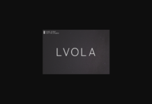 Lvola Font Poster 1