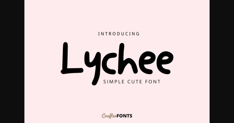Lychee Font Poster 3