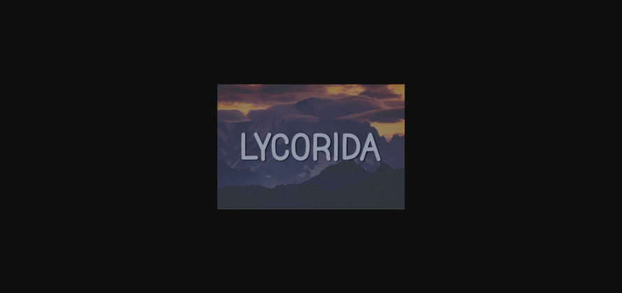 Lycorida Font Poster 3