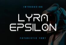 Lyra Epsilon Font Poster 1